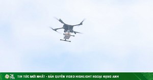 Lần đầu giao hàng vượt biển bằng UAV ở Việt Nam