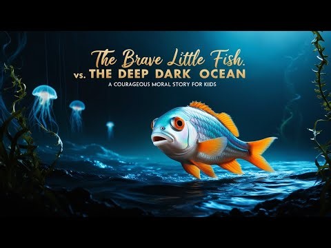 The Brave Little Fish vs. the Deep Dark Ocean 🌊 | A Courageous Moral Story for Kids
