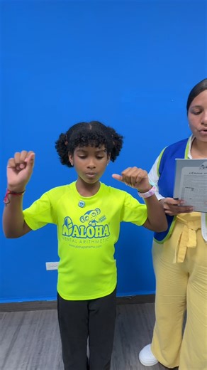 1.4K views | En ALOHA entrenamos a los niños para imaginar dos ábacos...