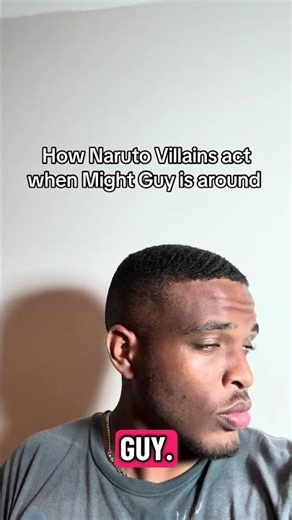 How Naruto Villains act when Might Guy is around #anime #manga #comedy #funny #naruto
