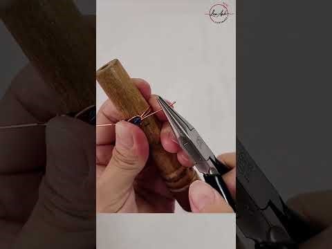 #shortsvideo | Jewelry making for beginners | simple infinity knot ring with beads #diy #handmade