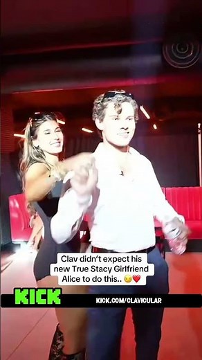 Clav didn’t expect his new True Stacy Girlfriend Alice to do this.. 😏❤️ #clavicular #alicerosenblum