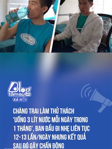 Thử Thách Uống 3 Lít Nước: Kết Quả Gây Chấn Động