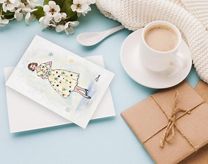 Vintage Fashion Notecards With Envelopes - Etsy