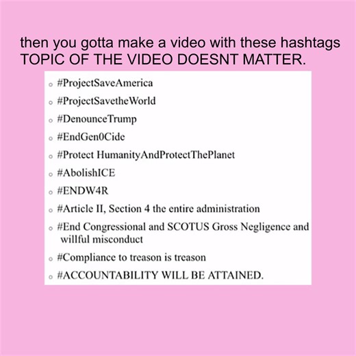 full video is on @Project Save America 🇺🇸 | don’t hide. take action. spread the word. | #ProjectSaveAmerica #ProjectSavetheWorld #DenounceTrump #EndGenOCide #ProtectHumanityAndProtectThePlanet | the clock app cut off my hashtags | ABOLISHICE ENDW4R ARTICLE II, Section 4 the entire administration Congressional and SCOTUS Gross Negligence and willful misconduct Complicance to treason is treason ACCOUNTABILITY WILL BE ATTAINED.