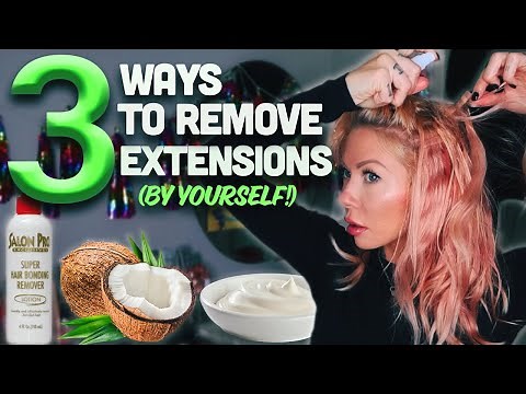 How to Remove Hair Extensions/Glue