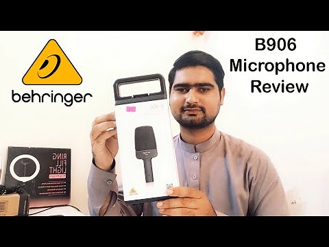 Behringer B 906 Review | Behringer B 906 Sound Test | Behringer B 906 Dynamic Microphone