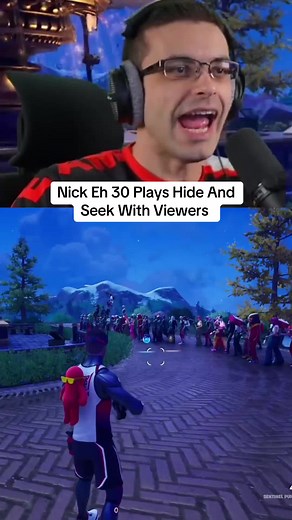 Nick Eh 30's Epic Hide and Seek Challenge in Fortnite