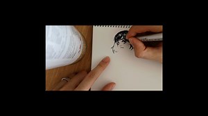 666K线稿绘画过程2