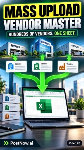 SAP Vendor Master Mass Update | Change Vendors from Excel