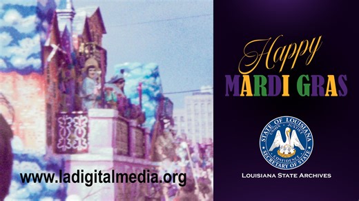 Happy Mardi Gras! As the parades roll across the state of Louisiana, we wish everyone a happy and safe time during Carnival. Enjoy this cut of historic footage of the Krewe of Thoth 1968 Mardi Gras parade "A Legacy of Names," filmed by Brooks Read & Associates in New Orleans, February 25, 1968. This footage is a part of the Brooks Read Collection at the Louisiana State Archives. #LouisianaStateArchives #Louisiana #LouisianaDigitalMediaArchive #mardigras #history #Parade | Louisiana State Archive