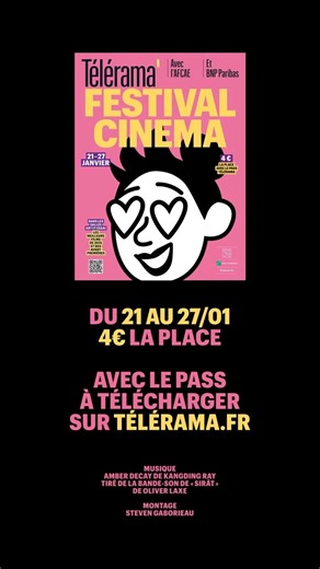 🎉 Le Festival Cinéma Télérama est de retour du 21 au 27 janvier au Mazarin à Aix-en-Provence🎉 7 films (La petite dernière, Sirât, L'inconnu de la Grande Arche, The Brutalist, Un simple accident, La trilogie d'Oslo / Amour, Black Dog)et 3 avant-premières exceptionnelles (Urchin, Le gâteau du président, The Mastermind), au tarif privilégié de 4€ la séance (sur présentation du pass à découper dans les numéros Télérama du 14 et 21 janvier ou à télécharger sur telerama.fr) En savoir plus 👉 festiva