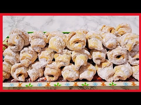 Cornulete fragede cu rahat, facute cu untura! Iata o reteta pentru cornulete care se topesc in gura!