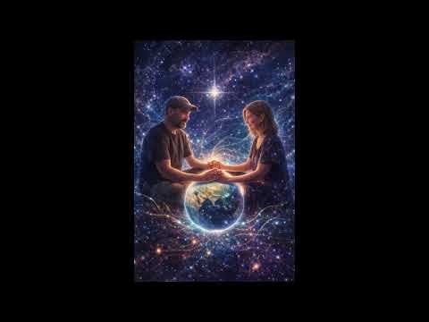 🎵 Titre : Tout Est Vibration – Duo Cosmique | Chant Rituel Galactique Luminavie