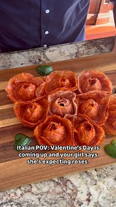 2.4K reactions · 86 shares | Salami roses are the perfect gift to feed both her heart and tummy.  Buon appetito! #valentines #valentinesday #food #foodporn #foodie #italian #italianfood #foodlover #funnyvideos #reels #family #salami #foodstagram #gift #goftideas #instafood #humor #viral #funny #comedy | The Young Nonno | Facebook