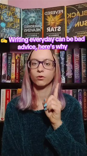 I actually don't always recommend you write daily. I don't and set weekly goals instead #writing #author #indieauthor #writer #writingabook