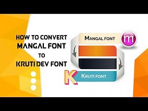 Unicode converter - How to convert mangal font to kruti dev font?
