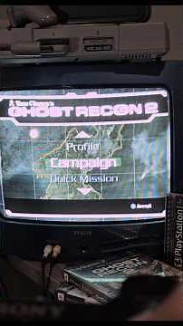 Ghost Recon 2 on Playstation 2 a Tom Clancy classic #nostalgiaplaystation #games #gameplay #military