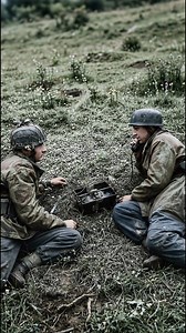 246K views · 5K reactions | Two Fallschirmjäger inspect a field telephone connection during operations in occupied France, summer 1944. #ww2 #military #soldier #army | The War Rooms | Facebook