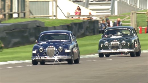 You can always tell when a #BTCC legend is behind the wheel. Even in damp conditions and with 70-year-old saloon car at his disposal, Gordon Shedden still finds a way to be rapid, as he set one of the fastest times in practice for the St. Mary's Trophy presented by Motul. Where do you think the three-time British Touring Car Champion will finish in Saturday's race? | The Goodwood Revival