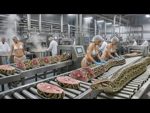 The Python Processing Plant: A Surreal Industrial Nightmare