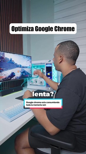 Google chrome está consumiendo toda tu memoria ram🫠 #pctips #pcgamer #techtips #techtok #chrome