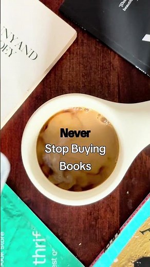 Never Stop Buying Books