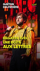On peut perdre une bagarre contre une boîte aux lettres. Vraiment. 📫 Retrouve le sketch de Gaëtan Delferière en intégralité sur notre chaîne Youtube. ✨ #Humour #StandUp #MontreuxComedy #Boitesauxlettres #Bagarre | Montreux Comedy
