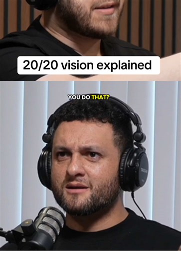 I never knew why eye doctor would tell me that I have 20/20 Vision. I just trusted them. Dr. Z really helped me understand how they got to that number! #vision #eyes #eyesight #perfectview