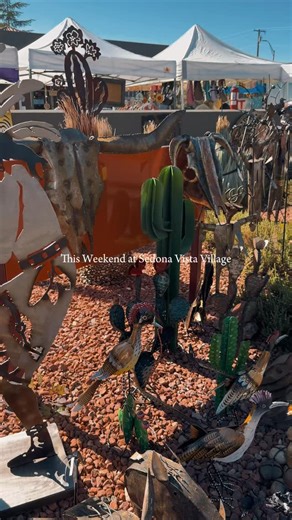 🎨 Celebrate Art & Creativity in Sedona this weekend! The Oak Creek Arts & Craft Show is open all weekend at Sedona Vista Village — where imagination and craftsmanship come together beneath Sedona’s red rocks. Discover handcrafted jewelry, fine art, pottery, photography, and one-of-a-kind creations from talented local and Native American artists. Enjoy live music, great food, and the joyful creative spirit that makes Sedona such a special place to gather and shop local. 🍂 ✨ This Weekend’s Show: