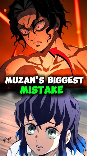 MUZAN'S BIGGEST MISTAKE 😱 #demonslayer #shorts @AniNinja0