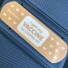 The new 'I Voted' sticker: Look at the different local COVID vaccine stickers