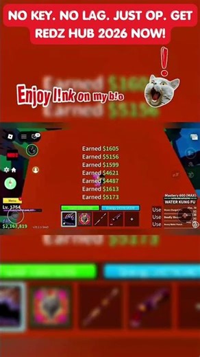 *NEW UPDATE* Redz Hub No Key! 🇺🇸 Blox Fruits Script 2026 (Auto Farm & Raid) #bloxfruits #gaming