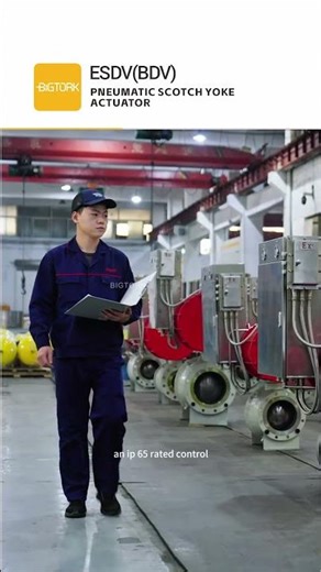 ESDV/BDV PNEUMATIC SCOTCH YOKE ACTUATOR -BIGTORK VALVE AUTO MATION