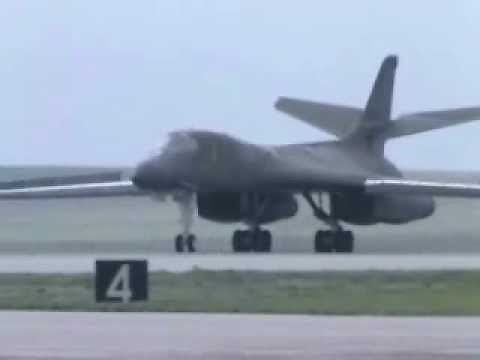 B-1B Lancer Dropping Cluster Bombs