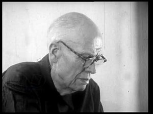 Edward Hopper Painting in His Studio, 1965