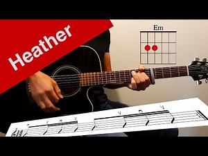 Heather Guitar Tutorial Conan Gray - Easy Chords - Pop songs 2020