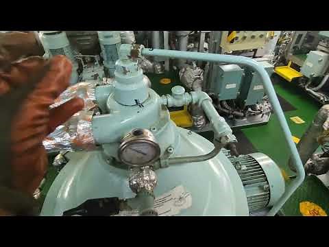 Marine Mitsubishi Purifier Operation Explained || purifier working