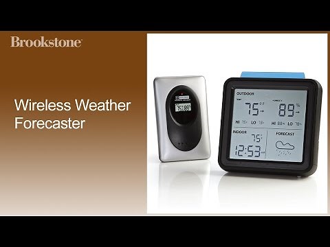 How to Adjust Settings: Wireless Weather Forecaster