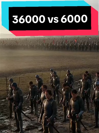 At Agincourt in 1415, Henry V led 6,000 exhausted English soldiers against a much larger French army. On one muddy field, the impossible happened. #Agincourt #History #HistoryTok #medieval #WarHistory