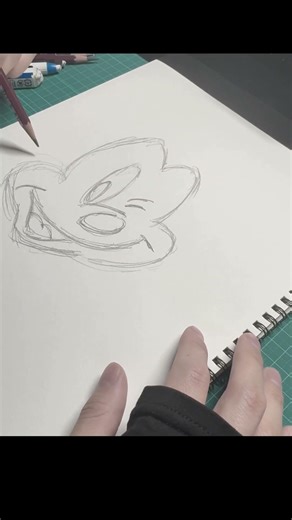 #絵 #アナログ #アナログイラスト #模写 #disney #ミッキー #ミッキーマウス #mickeymouse #描いてみた #鉛筆