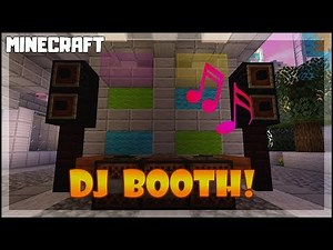 MINECRAFT | How to Make a DJ BOOTH! 1.15.2
