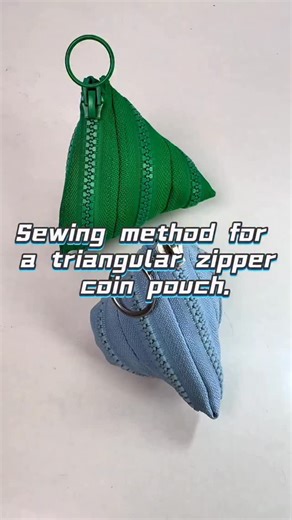 WHOLEHEARTED Sewing Tutorials & Tools on Instagram: "Sewing method for a triangular zipper coin pouch. #Wholeheartedapparel#sewinglife #machinerepair #toolsofthetrade #sewingtools #machinerytok #repairvideo #fixitwithme #behindthescenes #smallbusinessowner"