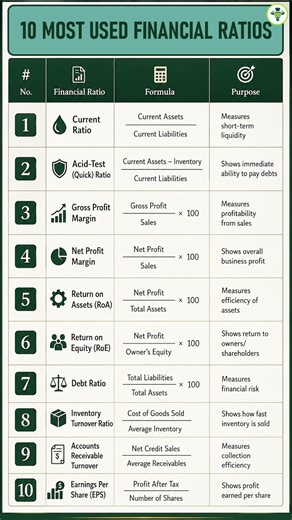 10 Financial Ratios Every Investor & Analyst Should Know