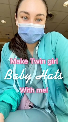 31K views · 898 reactions | Make twin girl baby hats with a labour & delivery nurse 櫓擄勺 #labourandbirth #birth #nurse #laboranddeliverynurse #twins #twinnewborns #newborns #baby #midwife #postpartum #pregnancy | Nurse Sydney | Facebook