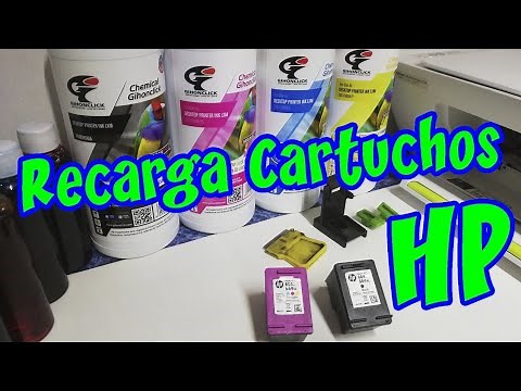 How to refill HP cartridges of different models.