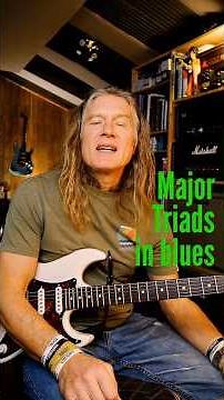 Major Triads in Blues are Crucial #blueslesson #triads