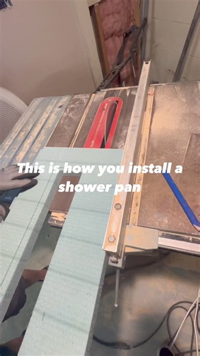 Installing a pre slopped shower pan is easy. Watch. #plumbing #plumbingjob #shower #showerremodel #remodel #renovation #bathroomremodel | Nick Plumbing