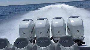 Midnight Express 37' Cabin powered by Quad @mercurymarine 350's | Midnight Express Powerboats