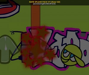 NOTE SPLASH PACK V1! [New V2!] Mod for Friday Night Funkin' | FNF Mods